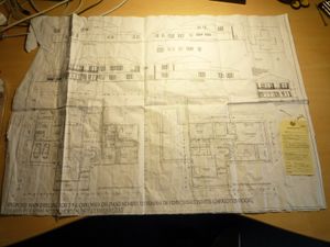The plans for the property that Marijeni and wife Poula Chikuhwa built in Zimbabwe