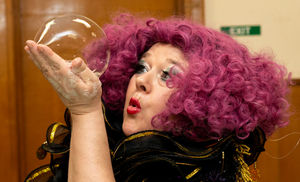 Bubble fairies at the festival. Picture: stonehousephotographic.com
