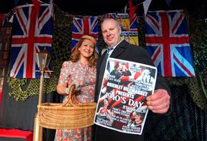 A 1940's event will take place at Brierley Hill Market Hall this weekend. Carol Davies and Roger Adams.