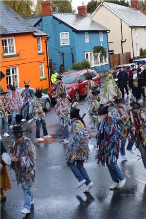 Shropshire Bedlams on parade