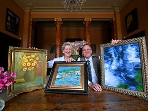Supporting image for story: 'I've never stopped painting and I love it': Gill Jordan lifts the lid on her new passion after successful exhibition