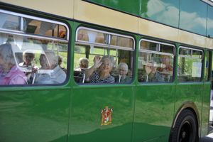 Members took a trip to Much Wenlock 