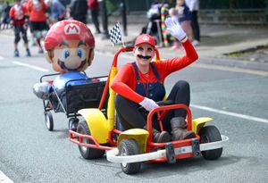 This man had his own Mario Kart