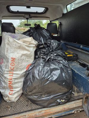 A local litter haul. Picture: Chris Naylor
