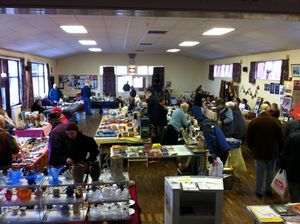 A busy morning at the Fair.