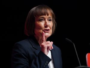 Welsh Secretary Jo Stevens speaks during the Labour Party Conference in Liverpool in 2024