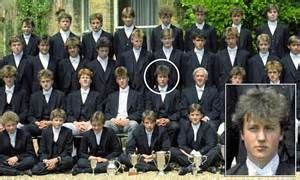 David Cameron in his Eton days