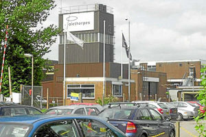 The Palethorpes factory in Market Drayton