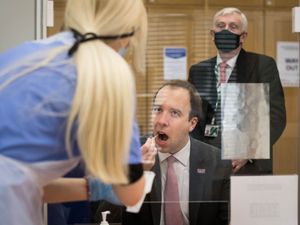 Supporting image for story: Hancock experiences Parliament’s rapid coronavirus testing