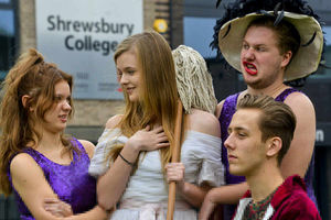 Supporting image for story: Shrewsbury students ready for panto