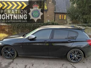Supporting image for story: Staffordshire Police find stolen BMW stolen from south east England in less than 24 hours