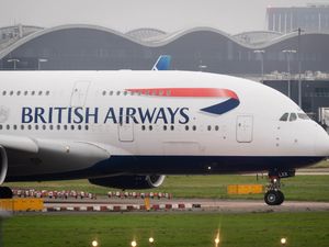 A British Airways plane at Heathrow Airport