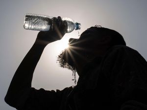 A man pouring water