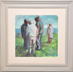 One of Aneurin M. Jones’ two paintings each valued at £800 to £1,200.