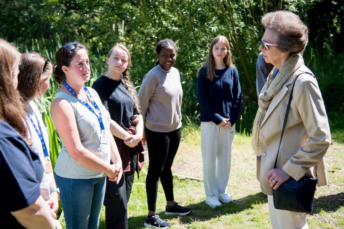 Royal honour for Shrewsbury schoolchildren as Princess Anne checks in at Shropshire outdoor charity