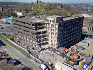 Supporting image for story: Aerial photographs show scale of Cavendish House demotion