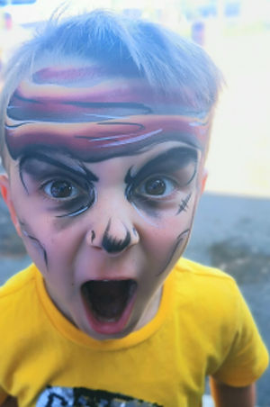 Face painting with Cheeky Gorgeous Events