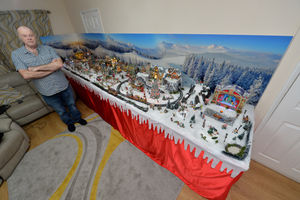 John Nicholls' Christmas display