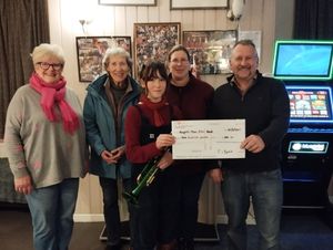 Knighton Town Silver Band Training Group also benefitted
