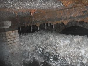Supporting image for story: Giant fatberg blocking sewer in Devon seaside town