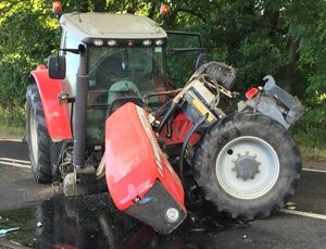 Supporting image for story: Tractor crash closes A49 in Shropshire