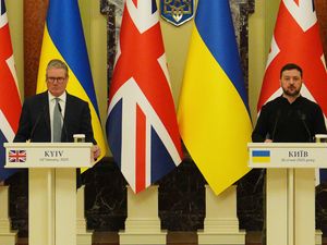 Prime Minister Sir Keir Starmer and Ukrainian President Volodymyr Zelensky (PA)