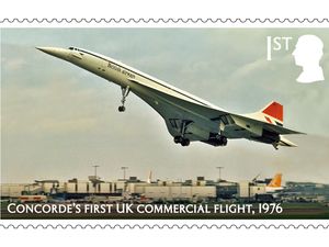 Supporting image for story: New stamps mark 50th anniversary of first commercial Concorde flights