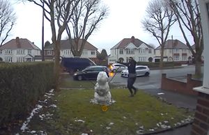 Footage taken from the doorbell camera