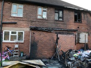 Supporting image for story: Shrewsbury garden blaze sparks debate on banning fireworks for public use