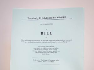 Supporting image for story: MPs to vote on assisted dying as row over ministerial criticism deepens