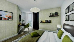 An artist's impression of the new flats