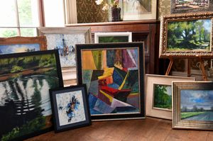 The exhibition shows the range of skills learned by Gill