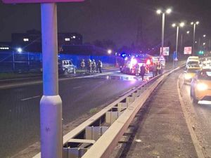 Supporting image for story: Rush hour traffic misery around Russell's Hall due to car fire