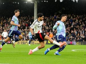 Raul Jimenez fires Fulham ahead against Arsenal