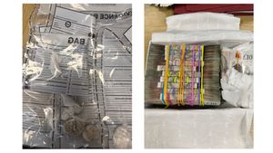 Drugs and wads of cash were seized by police in Telford. Picture: West Mercia Police