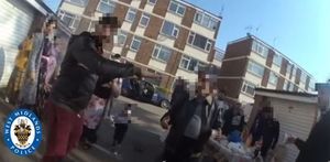 People at the barbecue in Coventry. Image: West Midlands Police