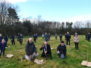 Supporting image for story: Residents, councillors and volunteers come together to help tree planting effort
