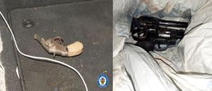 Guns found at the address in Walsall