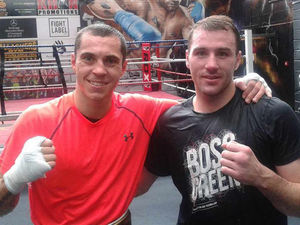 Supporting image for story: Lee Glover puts Scott Quigg through his paces