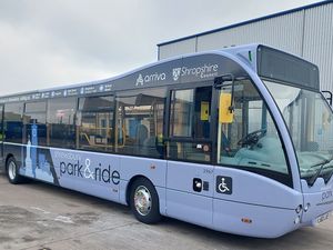 A Shrewsbury park and ride bus. Picture: Shropshire Council. 