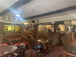 The pub has a traditional-looking brick bar. Photo: Halls Commercial