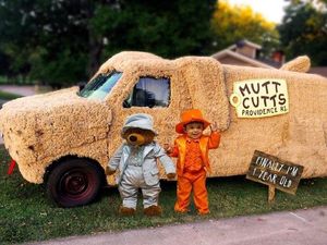 Supporting image for story: This dad used Photoshop to make a unique first birthday picture of his son