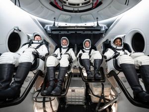 Supporting image for story: Nasa cuts crew so that stranded astronauts can return on SpaceX flight