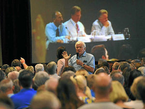 Supporting image for story: Anger as 1,500 flock to Stafford Hospital meeting