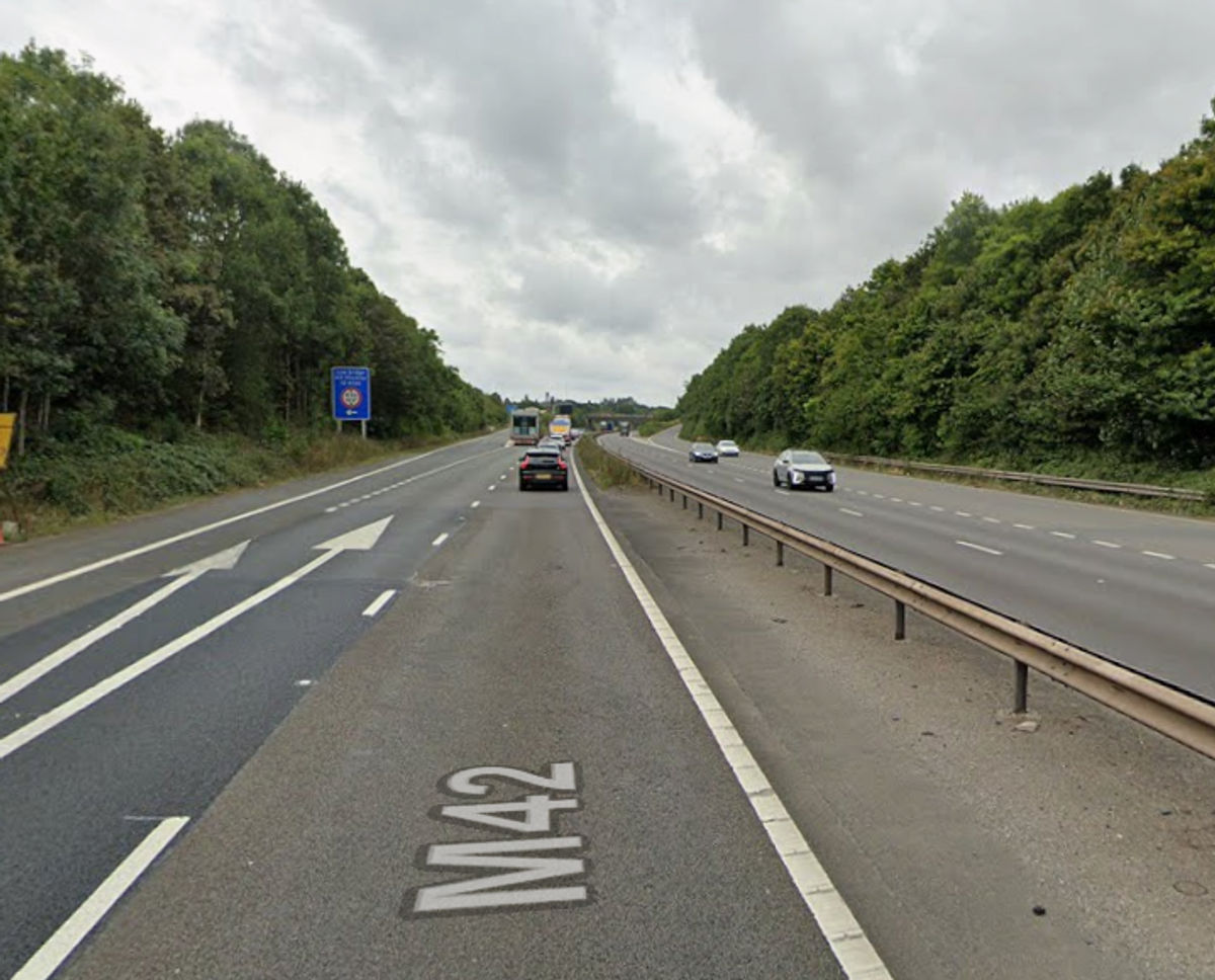 Motorists warned of long delays following crash on M42 in Staffordshire