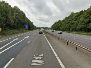Supporting image for story: Motorists warned of long delays following crash on M42 in Staffordshire