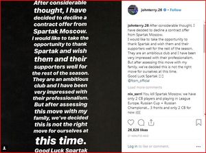 Terry's Instagram post.