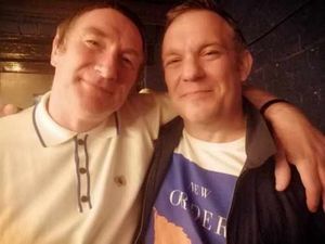 Mark Townsend, the Albion fan who lost his life at Sheffield Wednesday's Hillsborough ground, with brother Steve Townsend