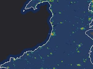 Supporting image for story: Fascinating new satellite map shows the dark skies of Wales - away from the towns