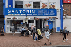 Santorini Greek restaurant, Birmingham City Centre